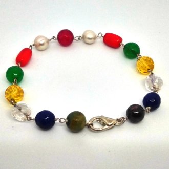 Naeva Navgrah silver made braclate